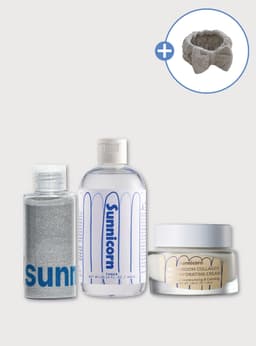 Sensitive Skin Moisture Routine Set (파우더워시&토너&크림)