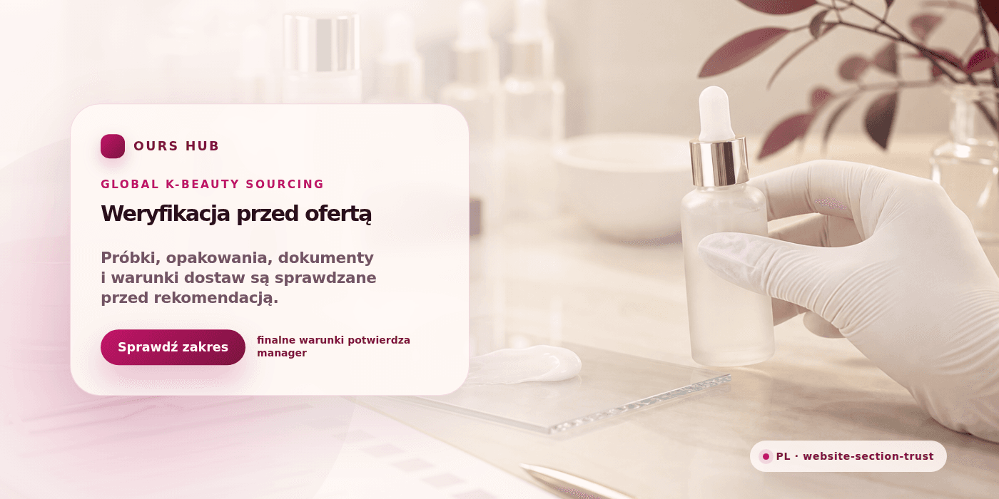 Advertising-style private label OEM review-before-proposal section visual