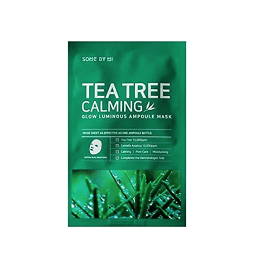 Some By Mi SOME BY MI 30 DAYS TEA TREE CALMING GLOW LUMINOUS AMPOULE MASK (10 sheets packed in OPP)