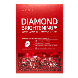 Some By Mi SOME BY MI RED DIAMOND BRIGHTENING GLOW LUMINOUS AMPOULE MASK (10 sheets packed in OPP)