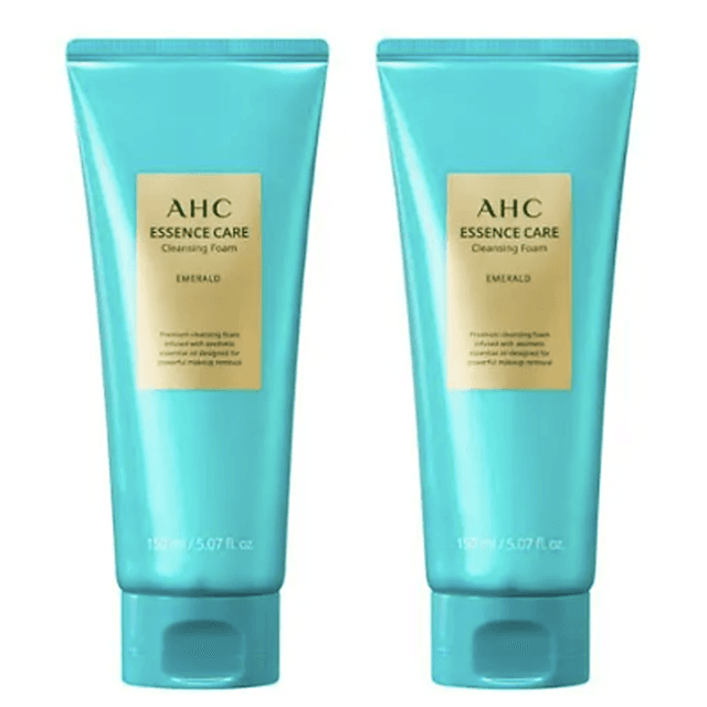 AHC AHC Essence Care Cleansing Foam Emerald Double Set