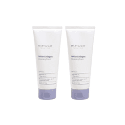 Mary&May Mary&May White Collagen Cleansing Foam Duo Twin Pack(150ml x2)