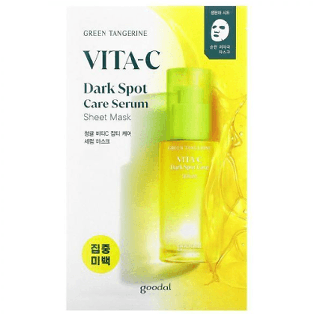 Goodal Green Tangerine Vita C Dark Spot Care Serum Sheet Mask