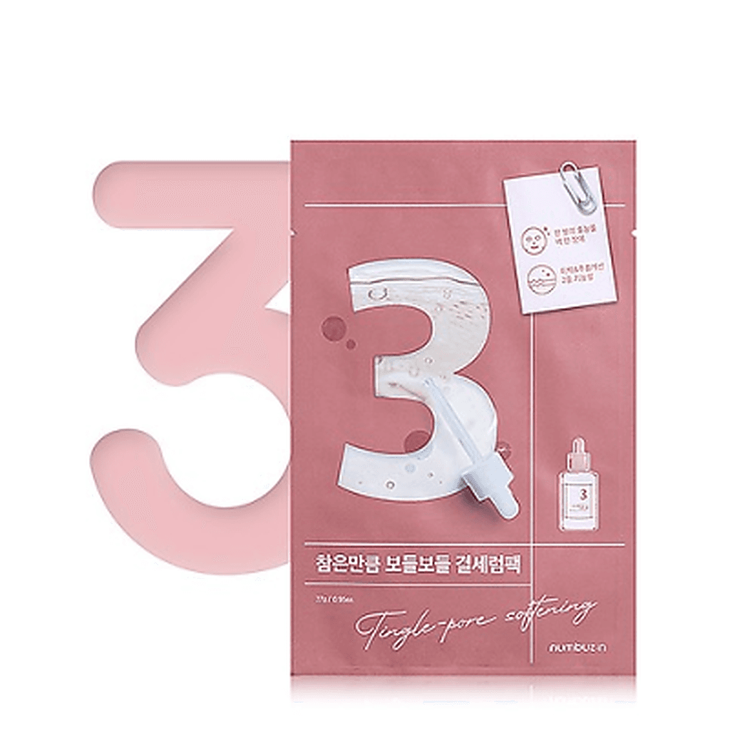Numbuzin No.3 Tingle-Pore Softening Sheet Mask (1ea)
