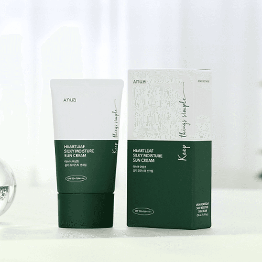 Anua HEARLEAF SILKY MOISTURE SUNCREAM