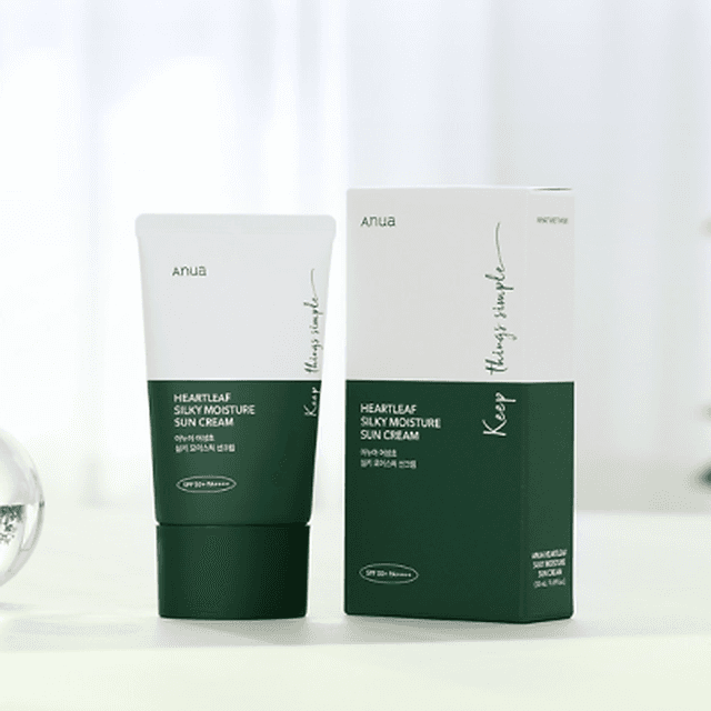 Anua HEARLEAF SILKY MOISTURE SUNCREAM