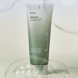 Anua HEARTLEAF SUCCINIC MOISTURE CLEANSING FOAM