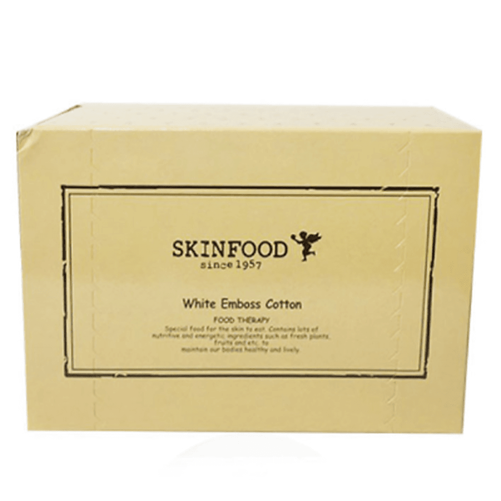SKINFOOD WHITE EMBOSS COTTON (12)