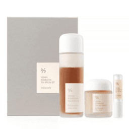 Dr.Ceuracle VEGAN KOMBUCHA TEA ESSENCE(150ml)VEGAN KOMBUCHA TEA CREAM(75g)VEGAN KOMBUCHA TEA LIP BALM(3.7g)
