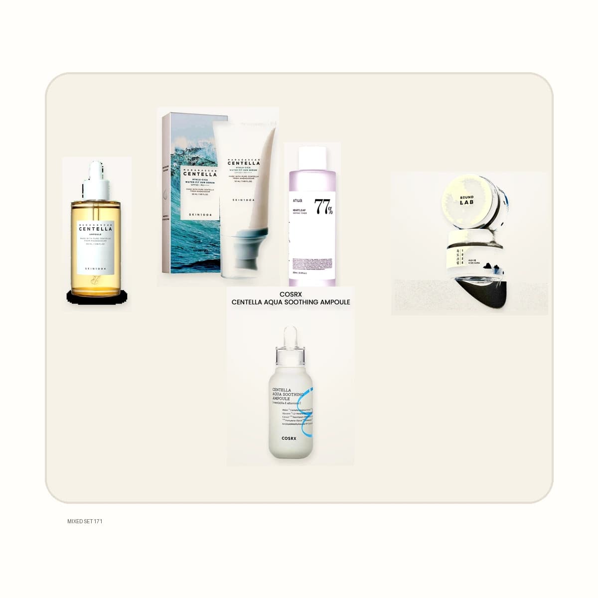 OURS HUB Mixed SKU Sensitive Skin Set: cica / centella / barrier care