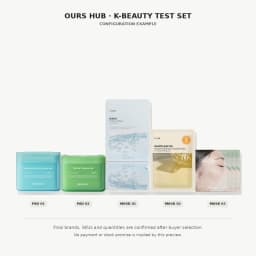 OURS HUB Mixed SKU Masks & Pads Test Set: sheet masks + toner pads
