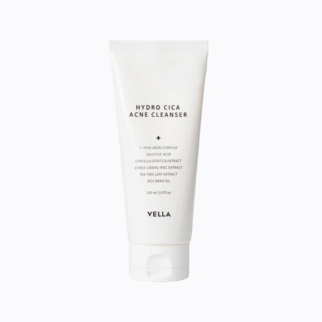 VELLA Hydro Cica Acne Cleanser, Cica cleanse line