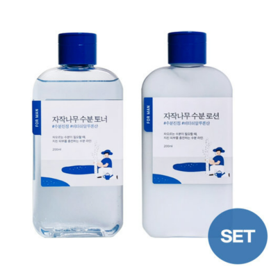 Round Lab For Men Birch Juice Moisturizing Set