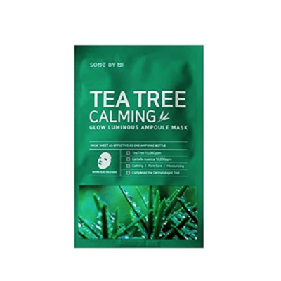 Some By Mi SOME BY MI 30 DAYS TEA TREE CALMING GLOW LUMINOUS AMPOULE MASK (10 sheets packed in OPP)