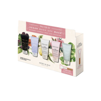 Mary&May Mary&May Vegan Wash Off Mask Mini Gift Set (30g x5)
