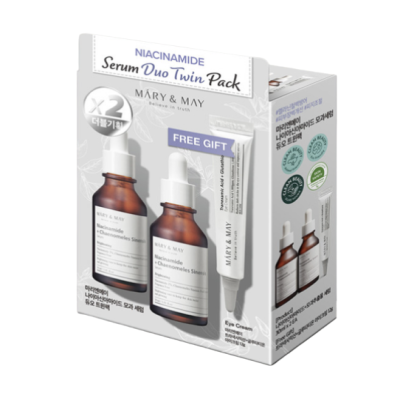 Mary&May Mary&May Niacinamide Serum Duo Twin Pack (30ml x2+Eye cream12g)