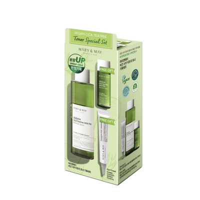 Mary&May Mary&May Vegan CICA Tea Tree Toner Special Set (200ml+30ml+Eye cream 12g)