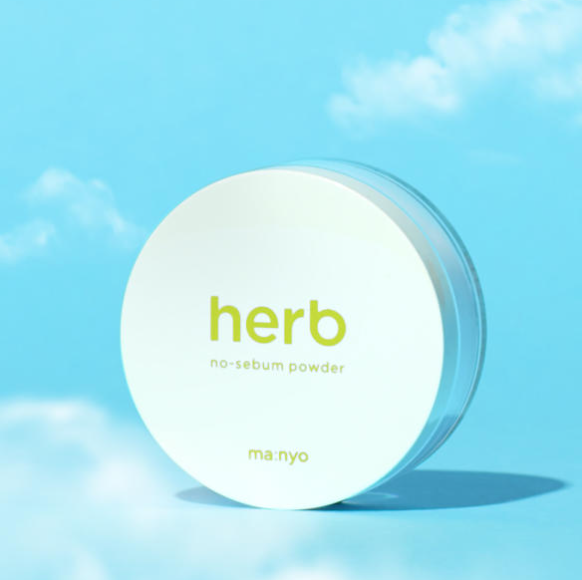 ma:nyo ma:nyo No-Sebum Powder Herb Green