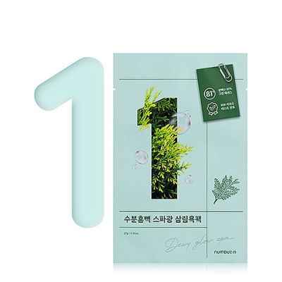 Numbuzin No.1 Dewy Glow Spa Sheet Mask (1ea)