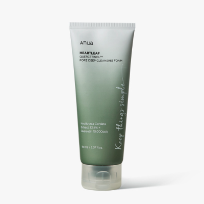 Anua HEARTLEAF QUERCETINOL PORE DEEP CLEANSING FOAM
