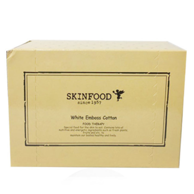 SKINFOOD WHITE EMBOSS COTTON (12)