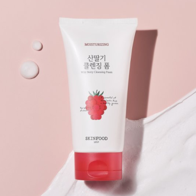 SKINFOOD VEGE GARDEN CLEANSING FOAM WILD BERRY