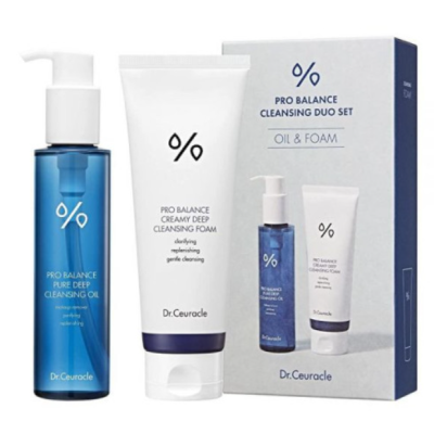 Dr.Ceuracle pure cleansing oil (155ml) + creamy cleansing foam (150ml)