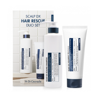 Dr.Ceuracle scalp dx scaling shampoo (500ml)scalp dx voluming treatment (200ml)